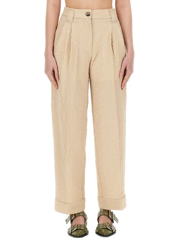 Ganni regular fit pants - ganni - Modalova