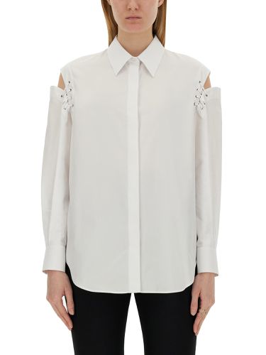 Cocoon shirt with cut-out details - alexander mcqueen - Modalova