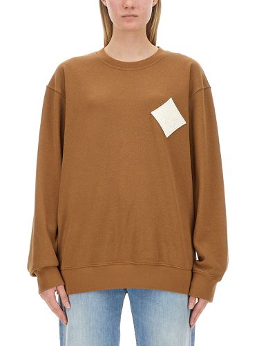 Mcm sweatshirt with logo - mcm - Modalova