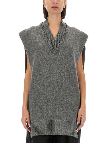 Maison margiela layered knit vest - maison margiela - Modalova