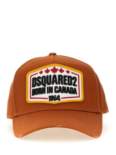 Dsquared cotton baseball cap - dsquared - Modalova