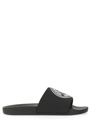 Slide sandal with logo - versace jeans couture - Modalova