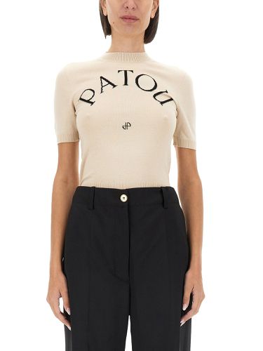 Patou jersey with logo - patou - Modalova