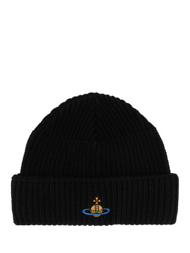 Beanie hat with logo - vivienne westwood - Modalova