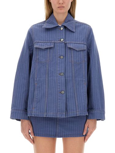 Ganni denim jacket - ganni - Modalova