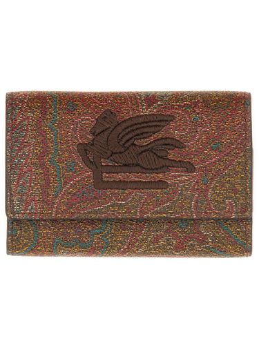 Etro leather keychain - etro - Modalova