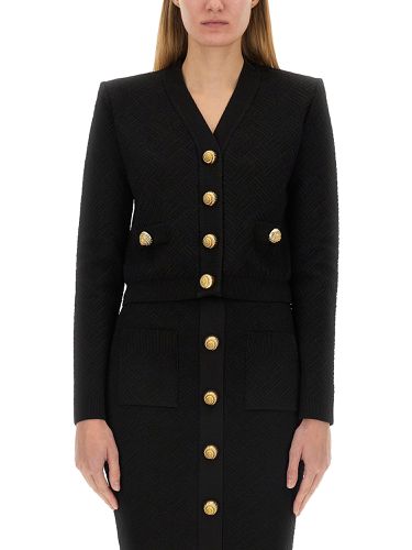 Balmain "vichy" cardigan - balmain - Modalova