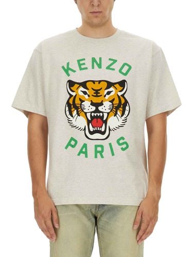 Kenzo tiger logo t-shirt - kenzo - Modalova