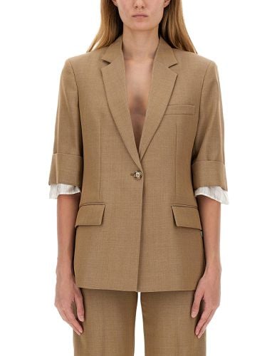 Single-breasted jacket - victoria beckham - Modalova