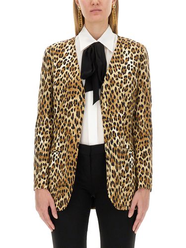 Moschino jacket with animal pattern - moschino - Modalova