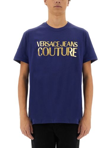 T-shirt with logo - versace jeans couture - Modalova