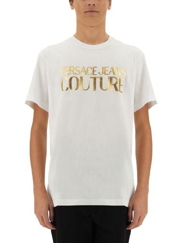 T-shirt with logo - versace jeans couture - Modalova