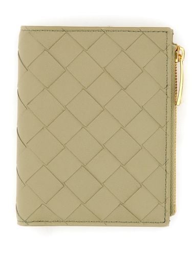 Bi-fold braided wallet small - bottega veneta - Modalova