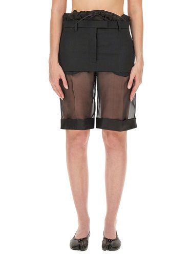 Layered effect pants skirt - maison margiela - Modalova