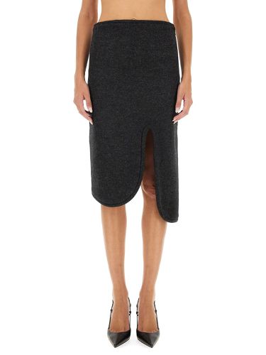 Padded skirt with tube detail - victoria beckham - Modalova