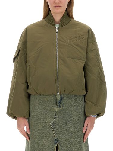 Ganni oversized bomber jacket - ganni - Modalova