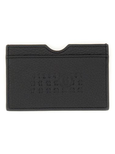 Card holder with logo - mm6 maison margiela - Modalova