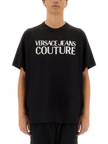 T-shirt with logo - versace jeans couture - Modalova