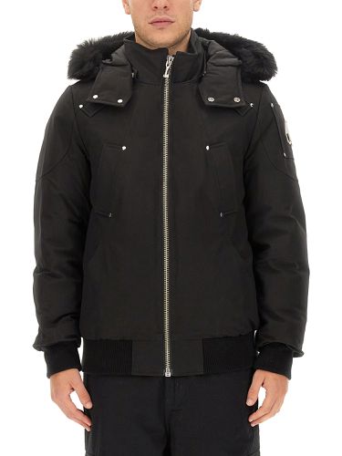 Down jacket with hood - moose knuckles - Modalova