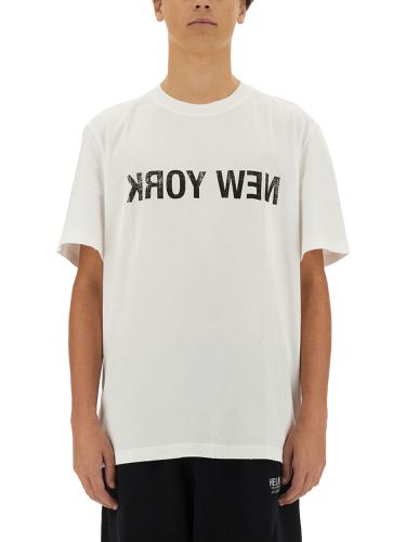 Helmut lang t-shirt with logo - helmut lang - Modalova