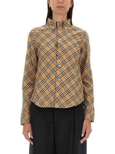 Burberry cotton check shirt - burberry - Modalova