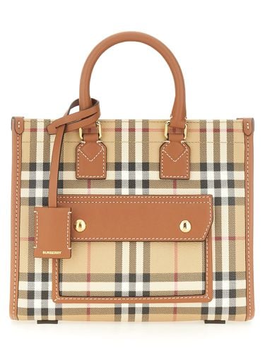 Burberry mini "freya" tote bag - burberry - Modalova