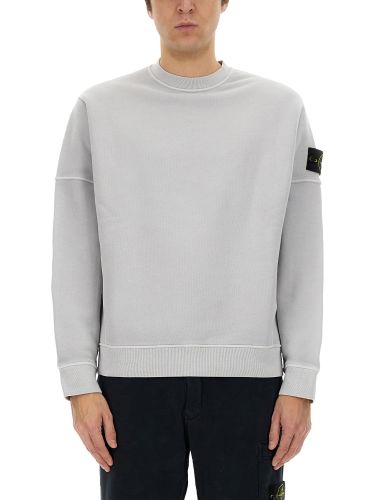 Organic cotton sweatshirt - stone island - Modalova