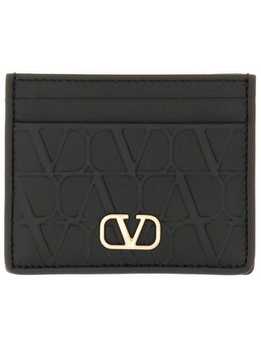 Signature vlogo card holder - valentino garavani - Modalova