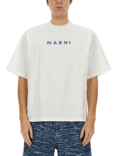 Marni t-shirt with logo - marni - Modalova