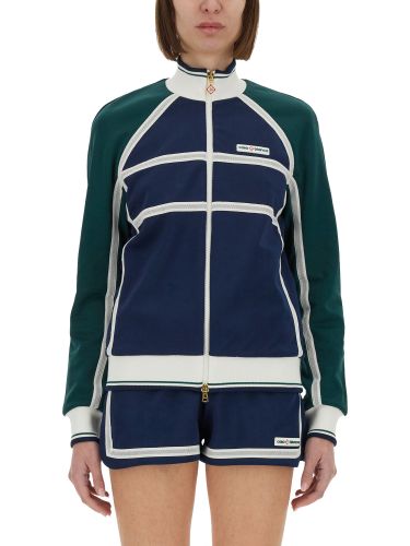 Casablanca track mesh tape jacket - casablanca - Modalova