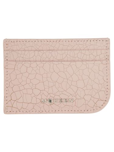 Leather card holder - alexander mcqueen - Modalova