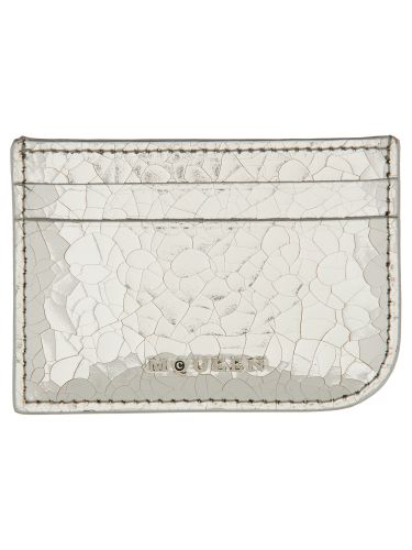 Leather card holder - alexander mcqueen - Modalova