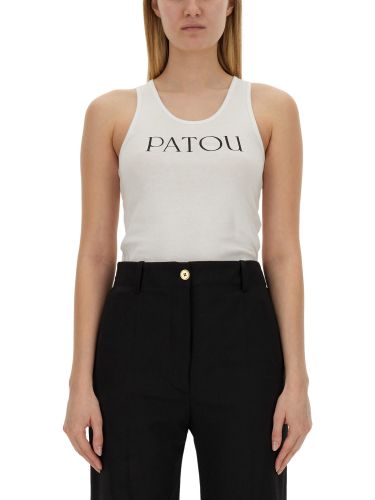 Patou logo print t-shirt - patou - Modalova