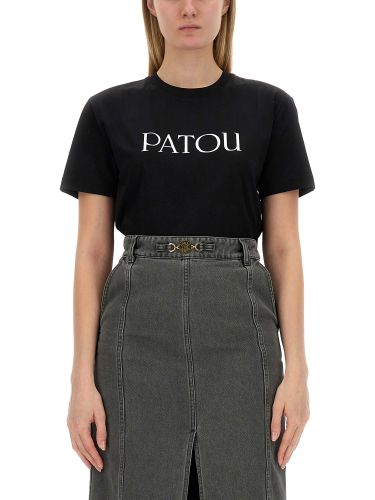 Patou logo print t-shirt - patou - Modalova