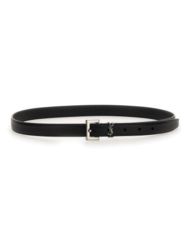 Thin "cassandras" belt - saint laurent - Modalova