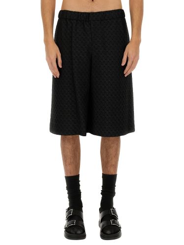 Skull jacquard pattern shorts - alexander mcqueen - Modalova