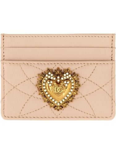 Dolce & gabbana leather card holder - dolce & gabbana - Modalova