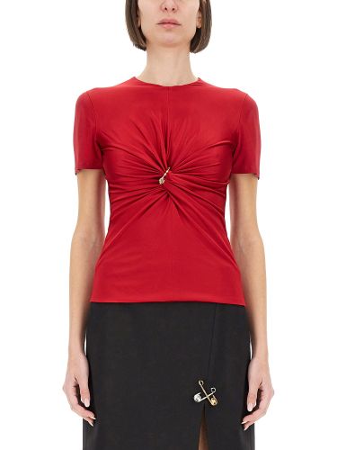 Versace "safety pin" curled top - versace - Modalova