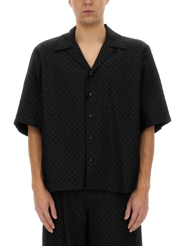 Skull" pattern shirt - alexander mcqueen - Modalova