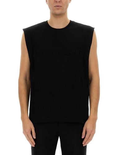 Helmut lang embossed logo tank top - helmut lang - Modalova