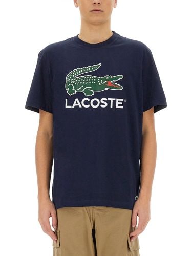 Lacoste cotton t-shirt with print - lacoste - Modalova