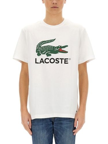 Lacoste cotton t-shirt with print - lacoste - Modalova