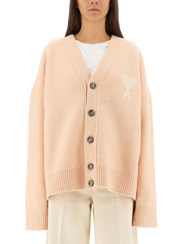 Ami paris "ami de coeur" cardigan - ami paris - Modalova