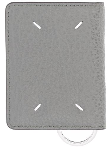 Four stitches" card holder with key ring - maison margiela - Modalova