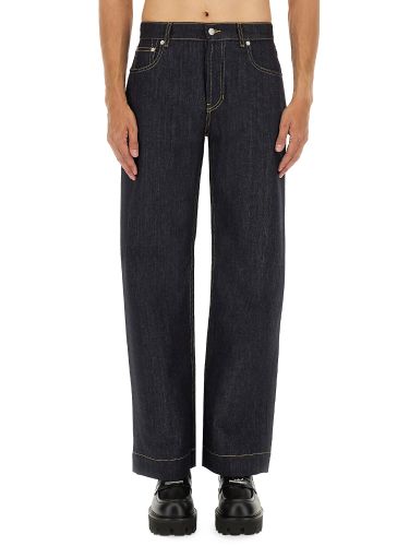 Alexander mcqueen wide leg jeans - alexander mcqueen - Modalova