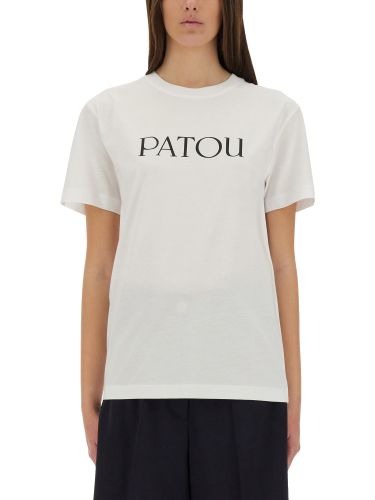 Patou logo print t-shirt - patou - Modalova