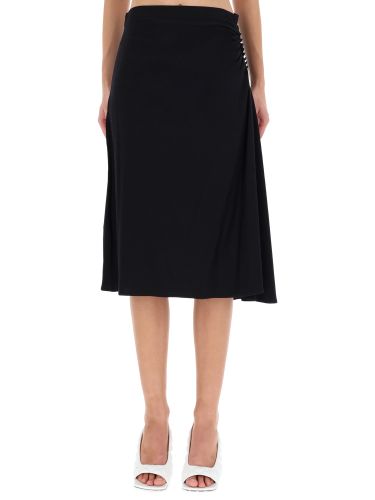 Draped "hevira" skirt - dries van noten - Modalova