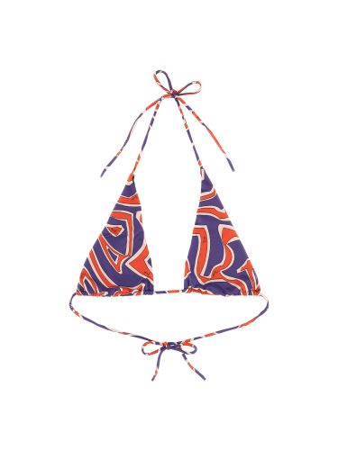 Maze print triangle bikini top - pucci - Modalova