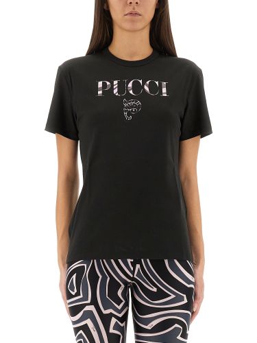 Pucci t-shirt with logo - pucci - Modalova