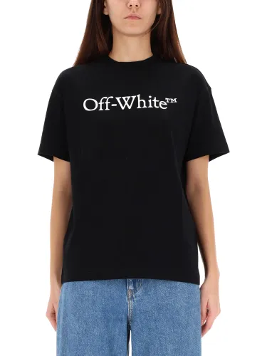 Off-white t-shirt with logo - off-white - Modalova